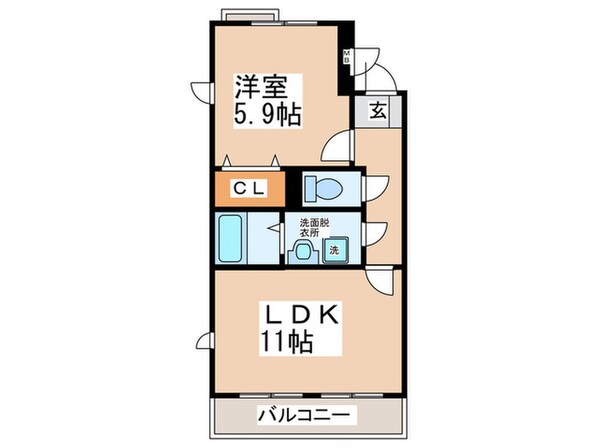 アミティエⅡの物件間取画像